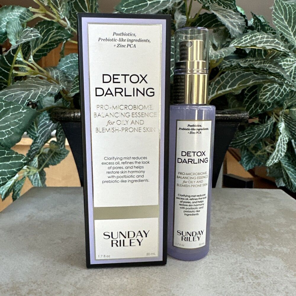 Sunday Riley Detox Darling Pro Microbiome Balancing Essence 1.7 fl oz NIB